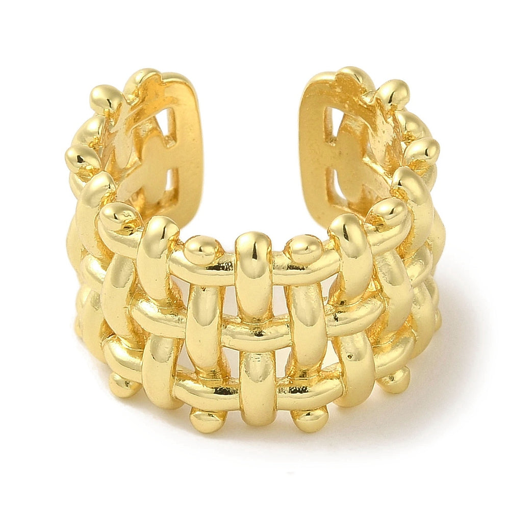 Chunky Wide Woven Ring