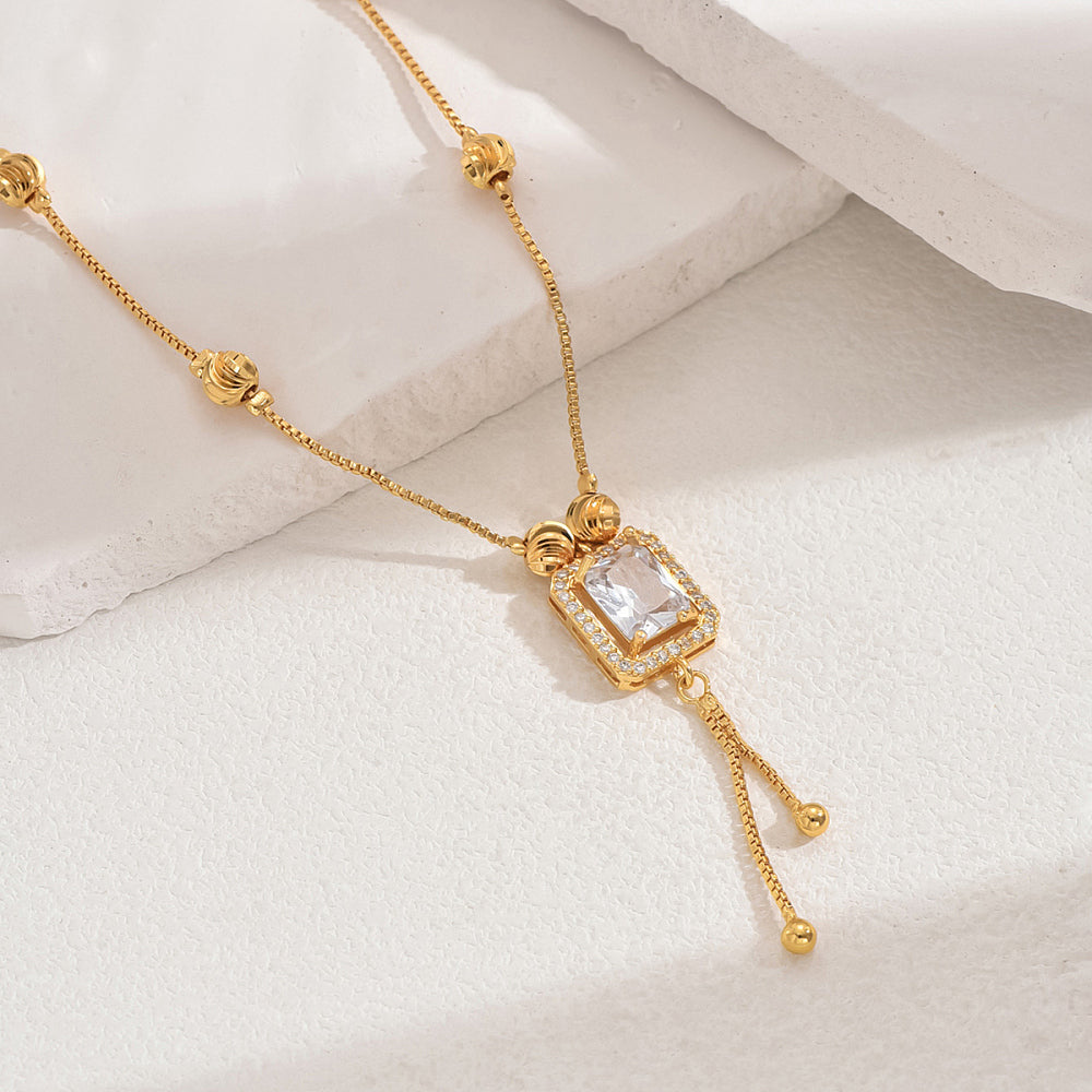 Vintage Style Tassel Pendant Necklace