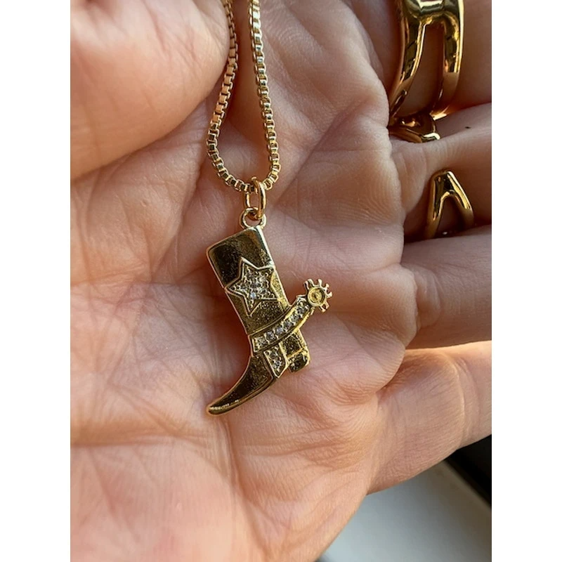 Cowboy Boot Necklace - Limited Stock!