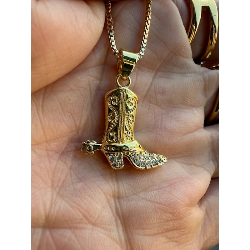 Cowboy Boot Necklace - Selling Fast!