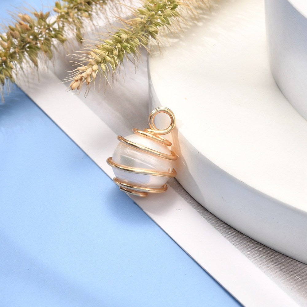 Classic Natural Cultured Pearl Earrings With A Boho Twist!