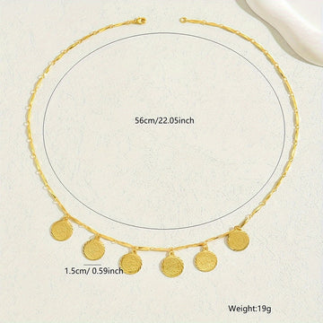 Stunning Boho Coin Tassel Necklace