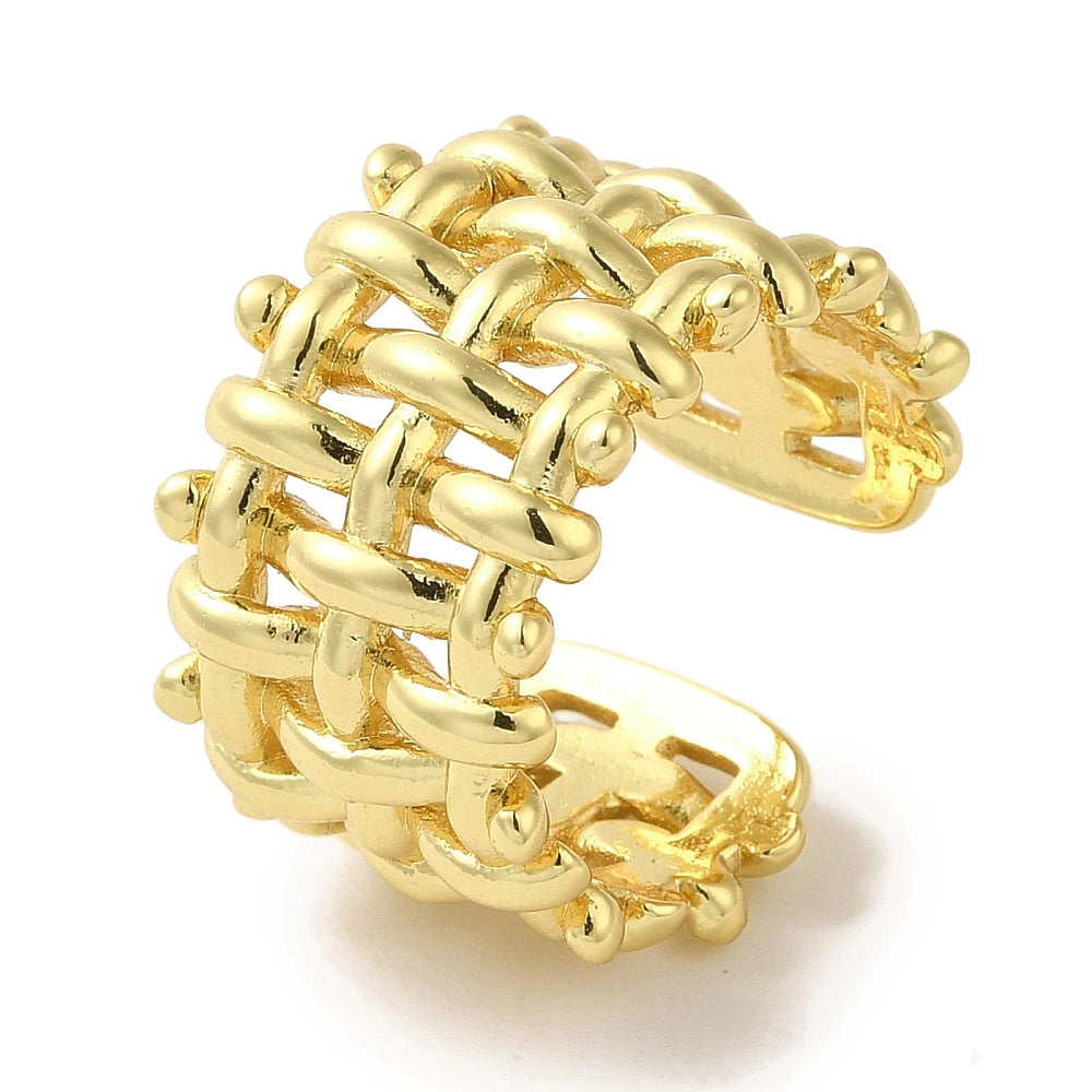 Chunky Wide Woven Ring