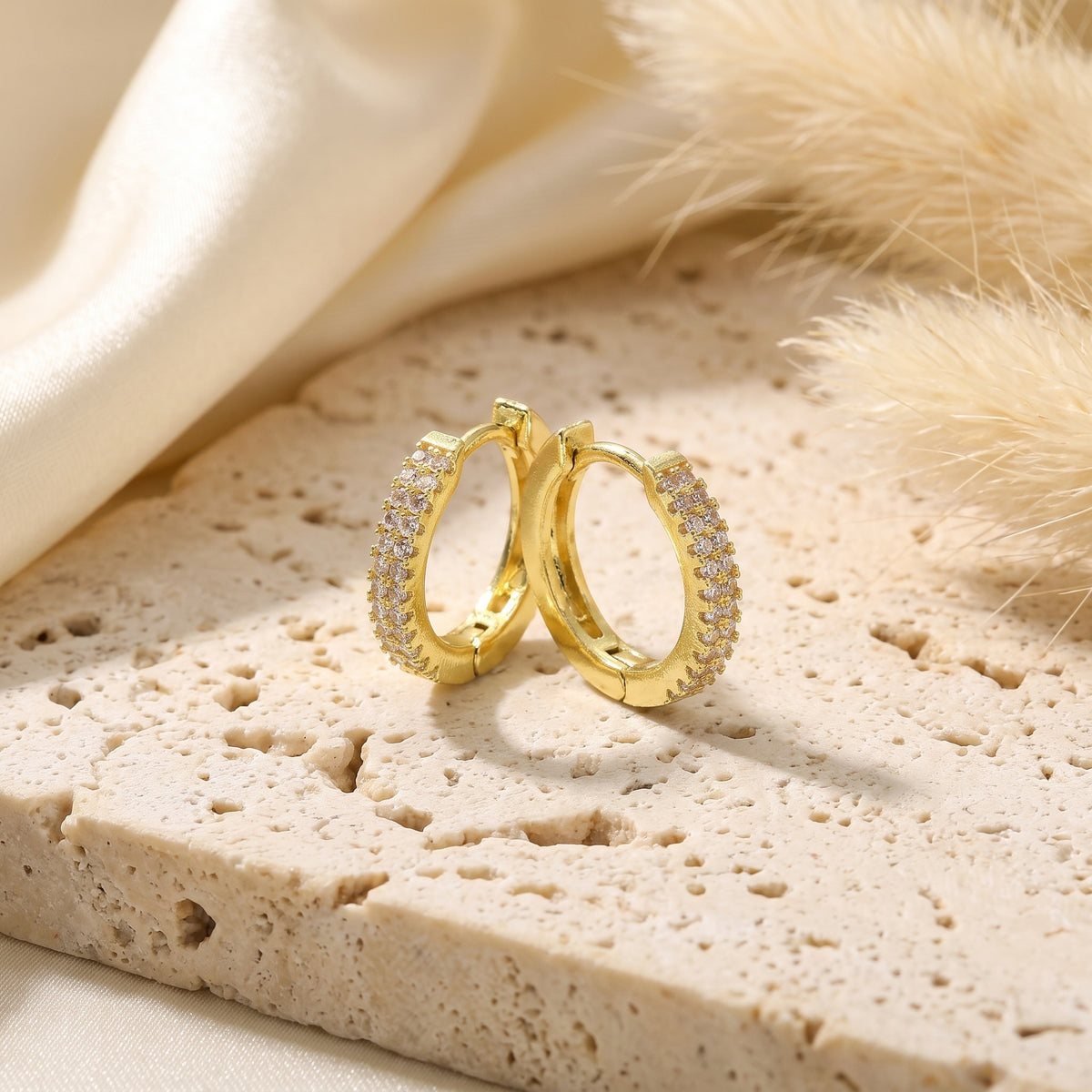 Pretty Little Huggie Hoops
