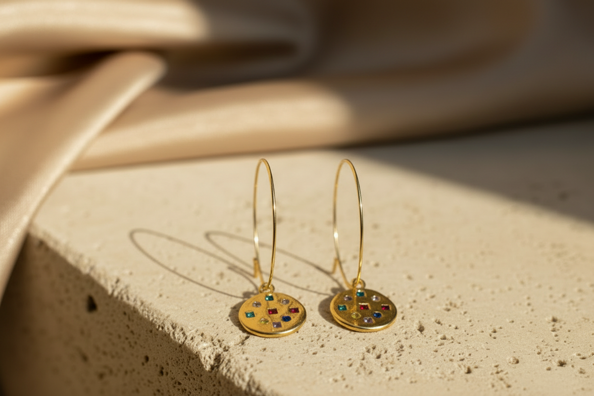Gorgeous Rhinestone Boho Earrings