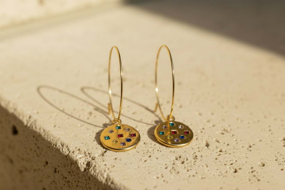 Gorgeous Rhinestone Boho Earrings