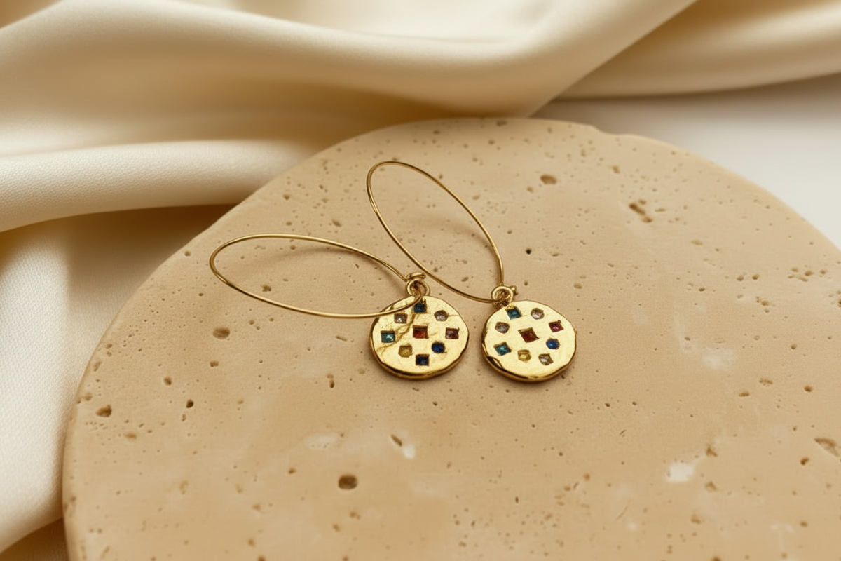 Gorgeous Rhinestone Boho Earrings
