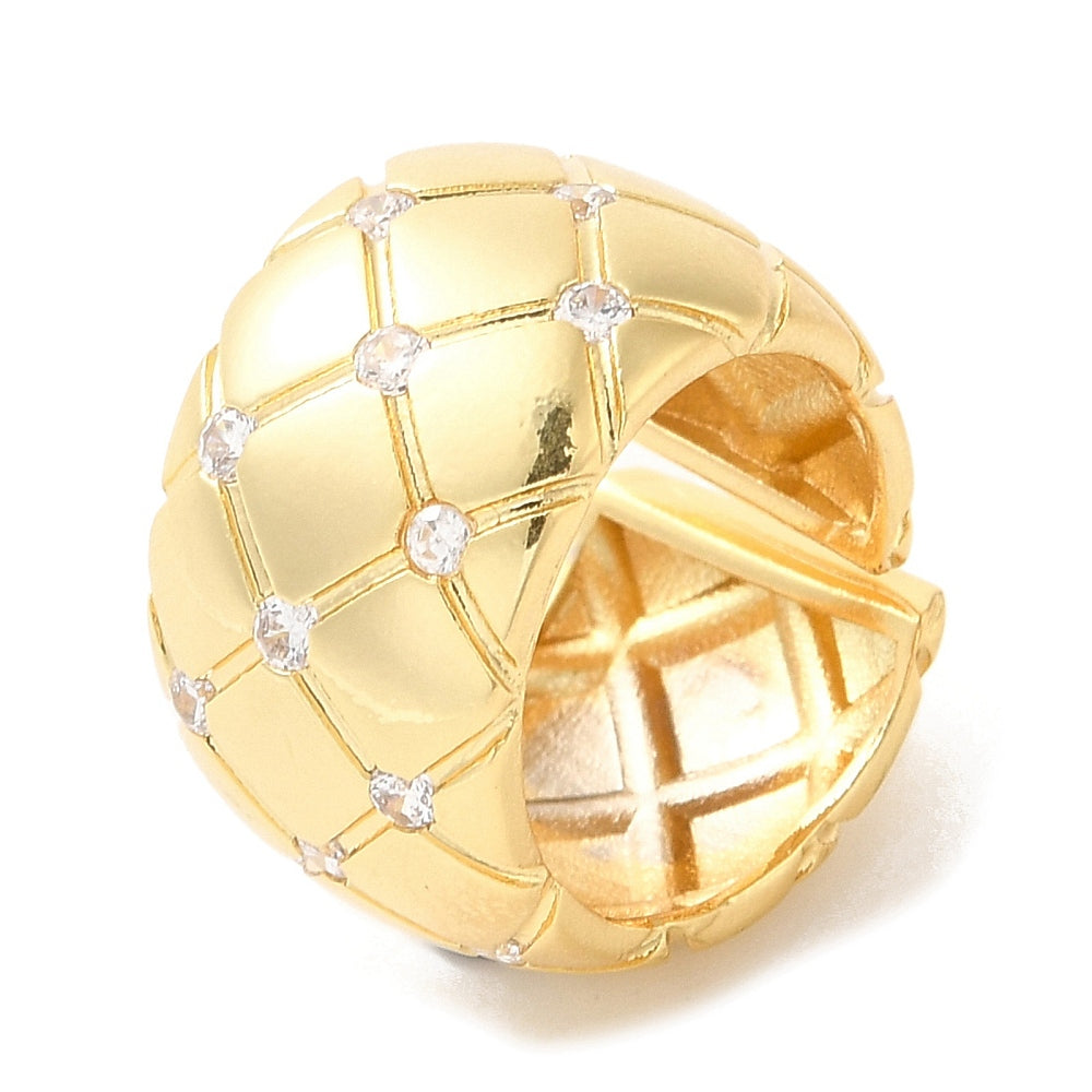 Statement Gold Plated Chunky Rhombus Ring