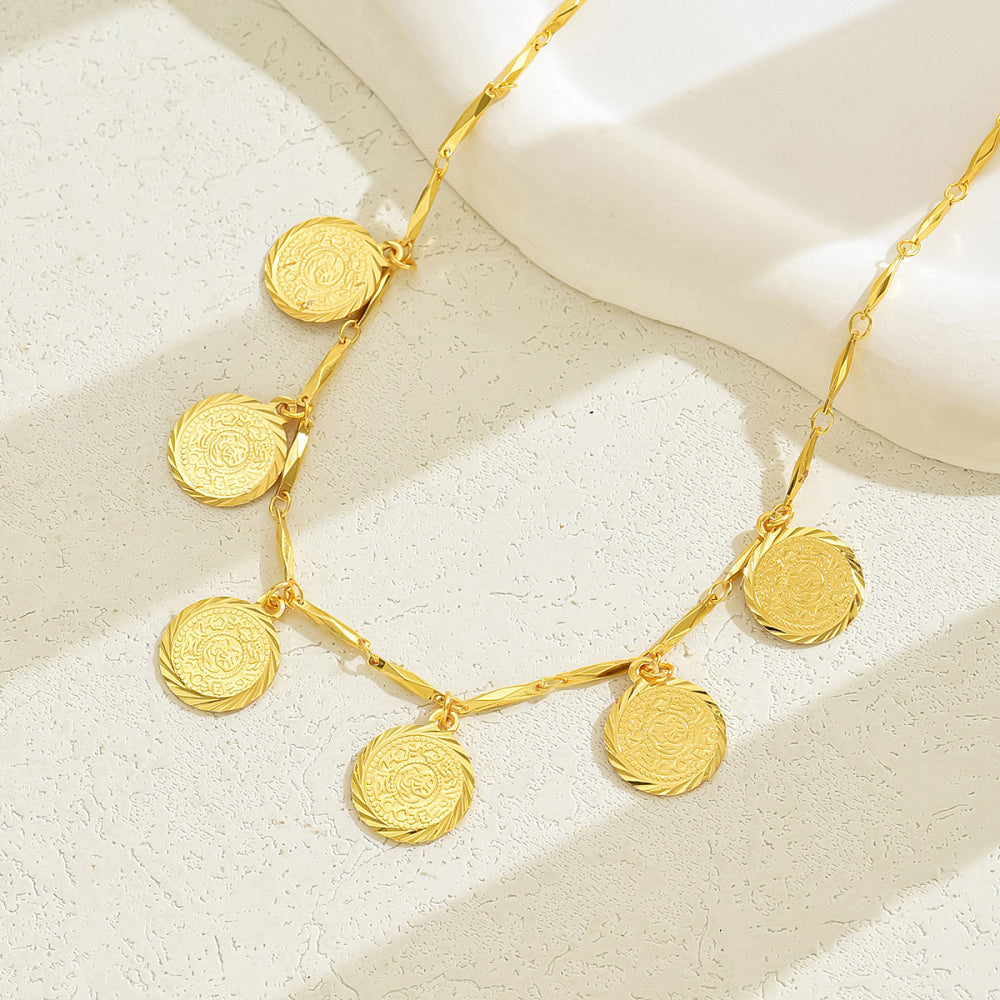 Stunning Boho Coin Tassel Necklace