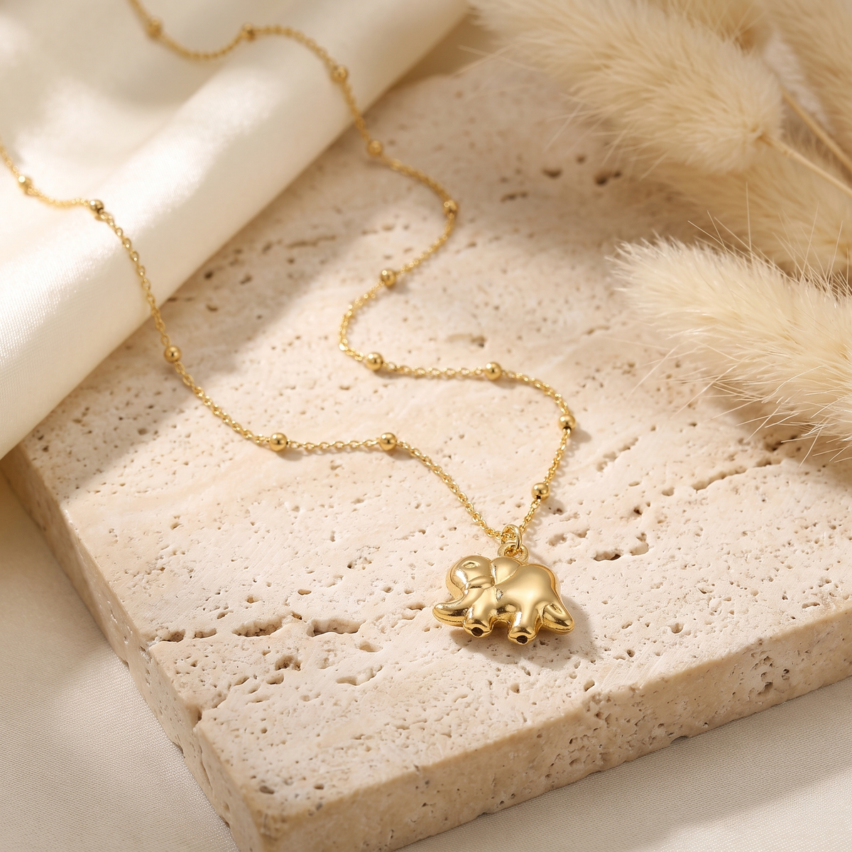 Elephant Pendant Necklace